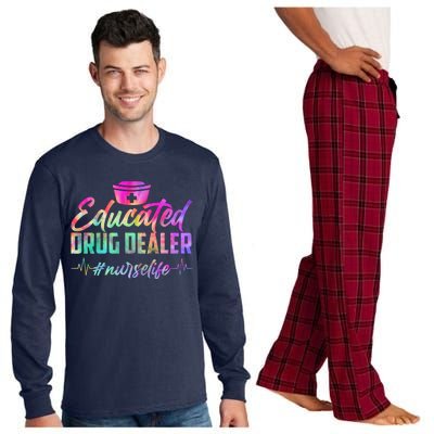 Educated Drug Dealer Nurselife Long Sleeve Pajama Set