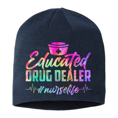 Educated Drug Dealer Nurselife Sustainable Beanie