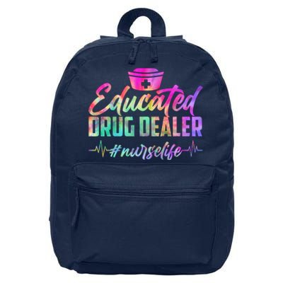 Educated Drug Dealer Nurselife 16 in Basic Backpack