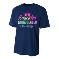 Educated Drug Dealer Nurselife Performance Sprint T-Shirt