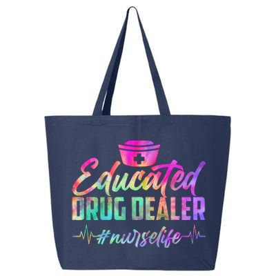 Educated Drug Dealer Nurselife 25L Jumbo Tote