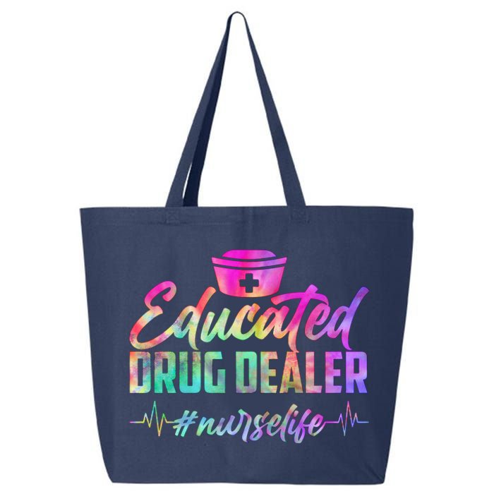 Educated Drug Dealer Nurselife 25L Jumbo Tote