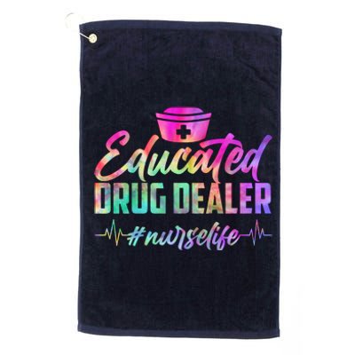 Educated Drug Dealer Nurselife Platinum Collection Golf Towel