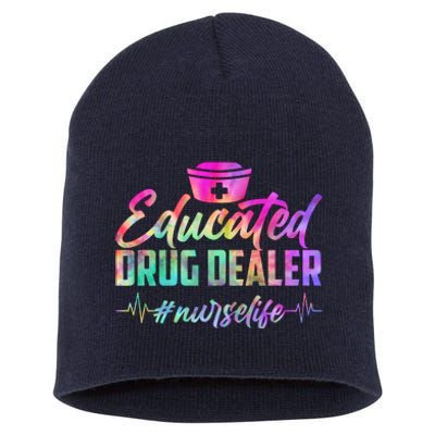 Educated Drug Dealer Nurselife Short Acrylic Beanie