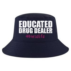 Educated Drug Dealer #Nurselife Nurse Cool Comfort Performance Bucket Hat