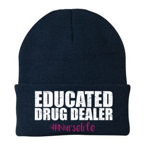 Educated Drug Dealer #Nurselife Nurse Knit Cap Winter Beanie