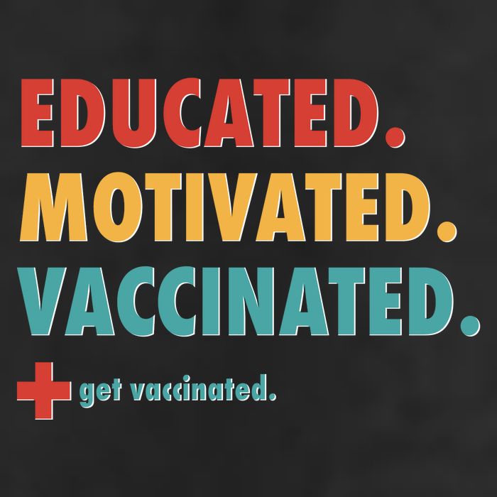 Educated Motivated Vaccinated Get Vaccinated  Cool Comfort Performance Bucket Hat