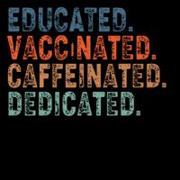 Educated Vaccinated Caffeinated Dedicated Heartbeat Stethoscope Mug