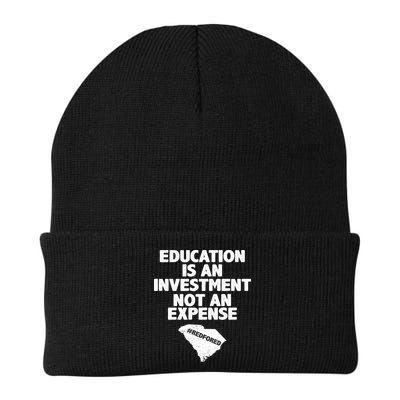 Education Is An Investment Not An Expense Beanie