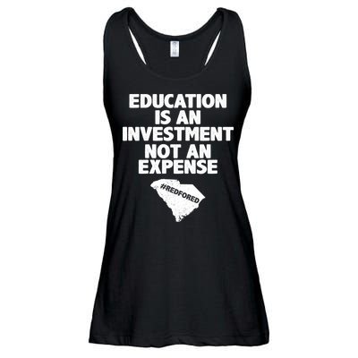 Education Is An Investment Not An Expense Ladies Essential Flowy Tank