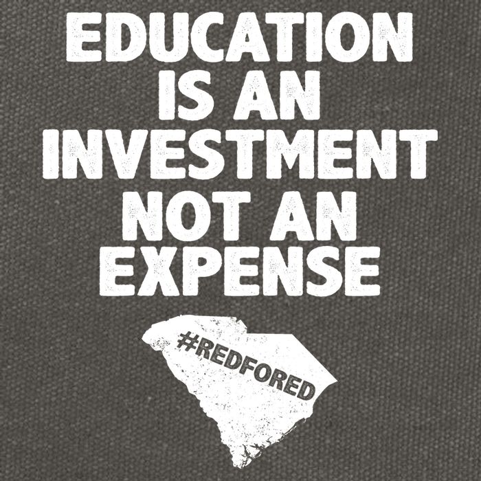 Education Is An Investment Not An Expense Cotton Canvas Backpack