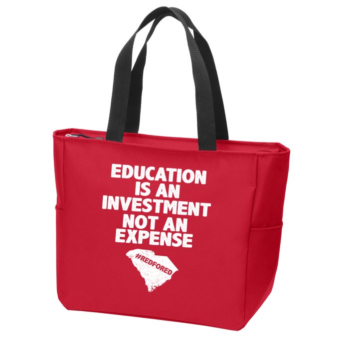 Education Is An Investment Not An Expense Zip Tote Bag