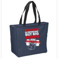 Education Is Important Big Biceps Are Importanter Zip Tote Bag