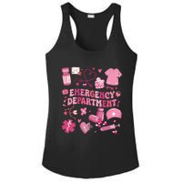 Emergency Department Valentine Funny Er Nurse Ladies PosiCharge Competitor Racerback Tank