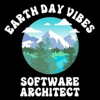 Earth Day Vibes Software Architect Gift Wool Snapback Cap