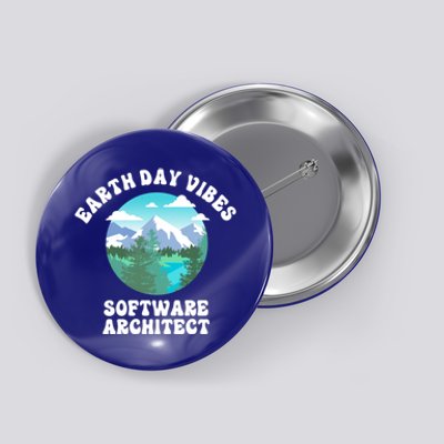 Earth Day Vibes Software Architect Gift Button