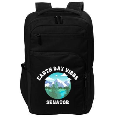 Earth Day Vibes Senator Gift Impact Tech Backpack