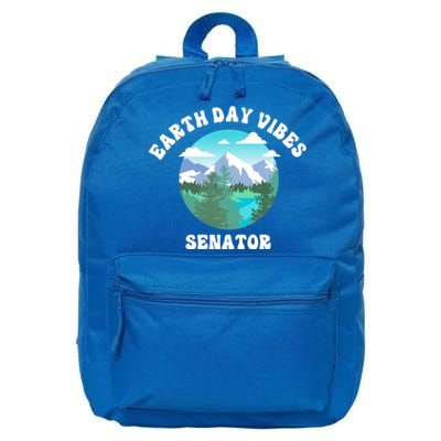 Earth Day Vibes Senator Gift 16 in Basic Backpack