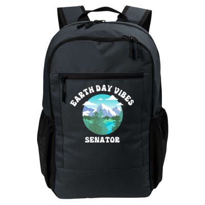 Earth Day Vibes Senator Gift Daily Commute Backpack