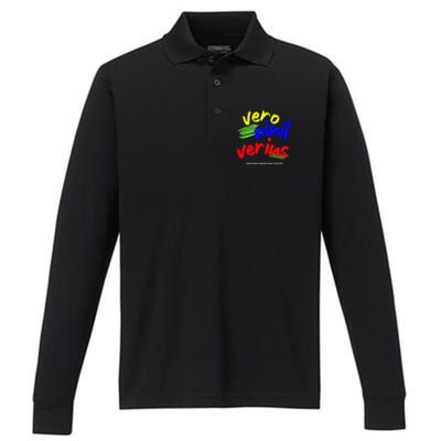 Edward De Vere Oxforidan Motto Shakespeare Authorship Debate Performance Long Sleeve Polo