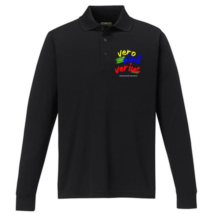 Edward De Vere Oxforidan Motto Shakespeare Authorship Debate Performance Long Sleeve Polo