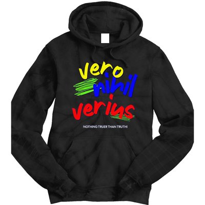 Edward De Vere Oxforidan Motto Shakespeare Authorship Debate Tie Dye Hoodie