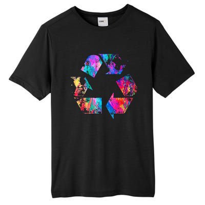 Earth Day Vintage Recycle Reduce Reuse Waste Logo Gift Tall Fusion ChromaSoft Performance T-Shirt