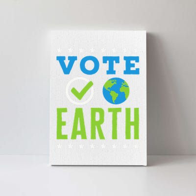 Earth Day Vote Earth Planet Environmental Awareness Canvas