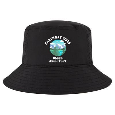 Earth Day Vibes Cloud Architect Cool Gift Cool Comfort Performance Bucket Hat