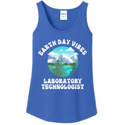 Earth Day Vibes Laboratory Technologist Cute Gift Ladies Essential Tank