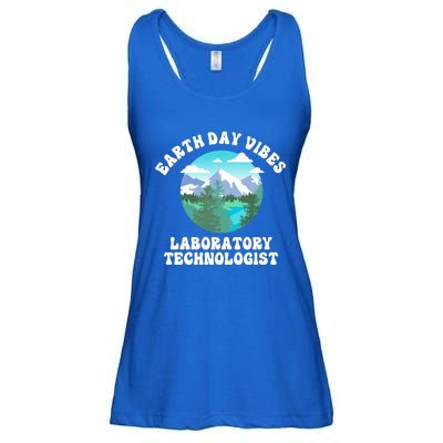 Earth Day Vibes Laboratory Technologist Cute Gift Ladies Essential Flowy Tank