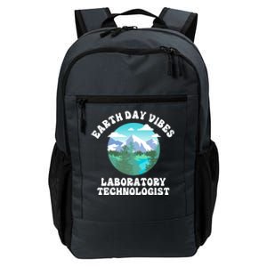 Earth Day Vibes Laboratory Technologist Cute Gift Daily Commute Backpack