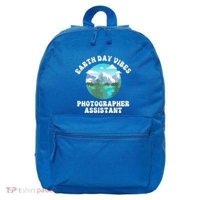 Earth Day Vibes Photographer Assistant Gift 16 in Basic Backpack