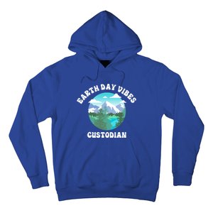 Earth Day Vibes Custodian Cute Gift Hoodie