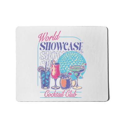 Epcot Drinking World Showcase Cocktail Club Drinking Team  Mousepad