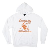 Emergency Dept We Treat Frequent Fliers ER Nurse Halloween Hoodie