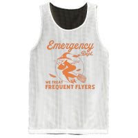 Emergency Dept We Treat Frequent Fliers ER Nurse Halloween Mesh Reversible Basketball Jersey Tank