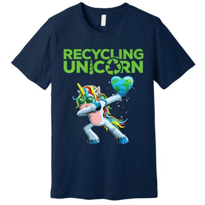 Earth Day With Dabbing Unicorn For And Teachers Premium T-Shirt