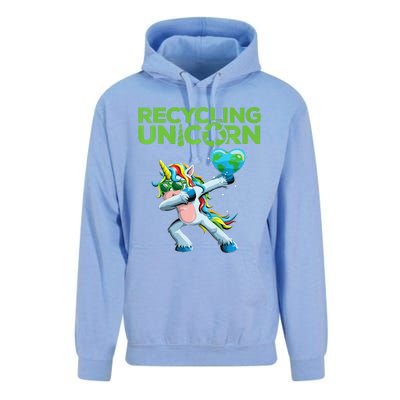 Earth Day With Dabbing Unicorn For And Teachers Unisex Surf Hoodie