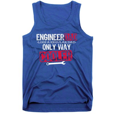 Engineer Dad Way Cooler Gift Tank Top