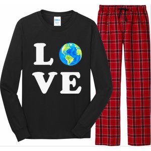 Earth Day Women Environment Long Sleeve Pajama Set