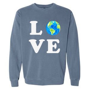 Earth Day Women Environment Garment-Dyed Sweatshirt