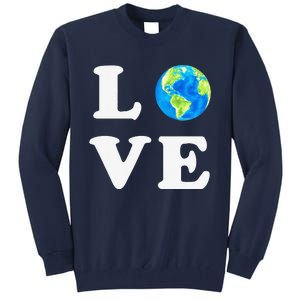 Earth Day Women Environment Tall Sweatshirt