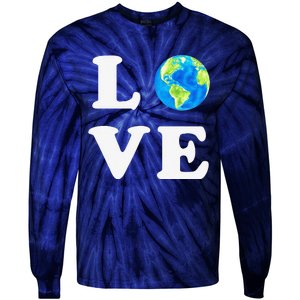 Earth Day Women Environment Tie-Dye Long Sleeve Shirt