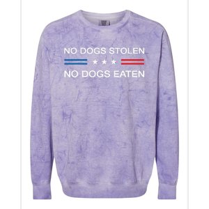 Eating Dogs Was False 2024 Election Vote Kamala Harris Voter Colorblast Crewneck Sweatshirt