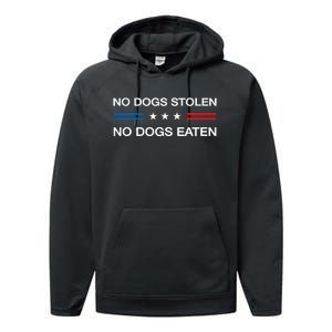 Eating Dogs Was False 2024 Election Vote Kamala Harris Voter Performance Fleece Hoodie