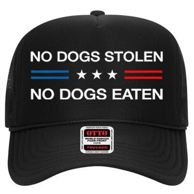 Eating Dogs Was False 2024 Election Vote Kamala Harris Voter High Crown Mesh Back Trucker Hat