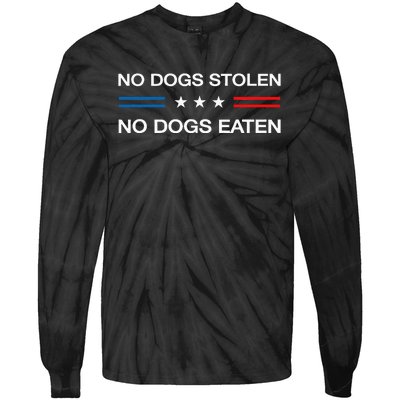 Eating Dogs Was False 2024 Election Vote Kamala Harris Voter Tie-Dye Long Sleeve Shirt