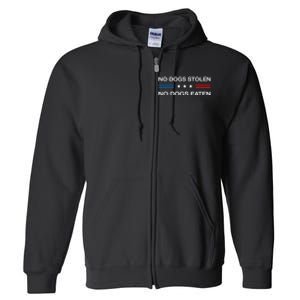 Eating Dogs Was False 2024 Election Vote Kamala Harris Voter Full Zip Hoodie