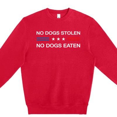 Eating Dogs Was False 2024 Election Vote Kamala Harris Voter Premium Crewneck Sweatshirt